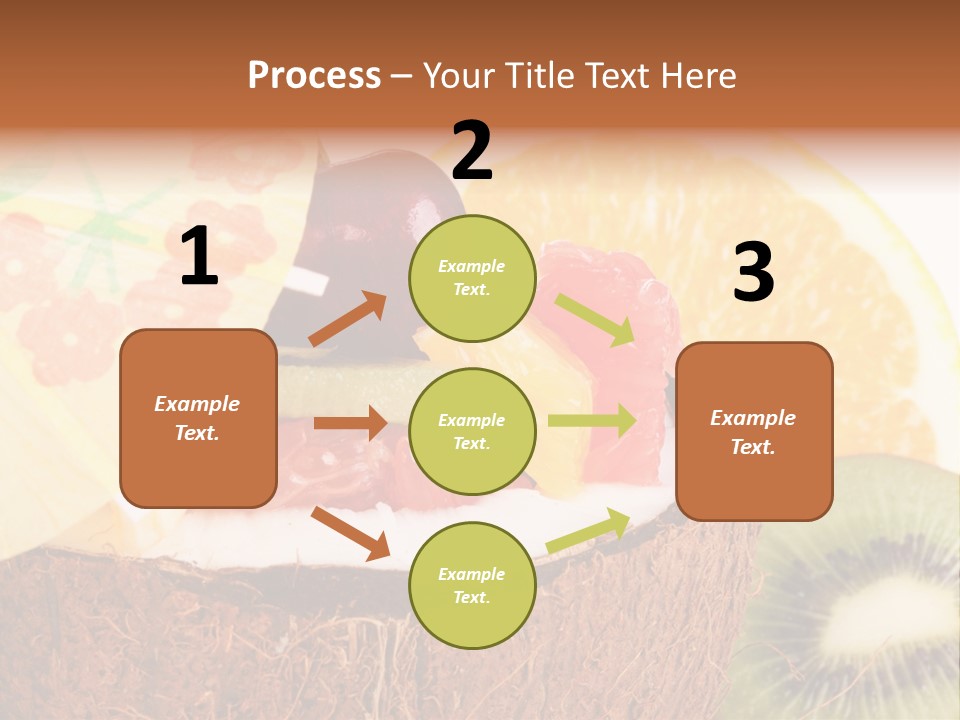 Vitamin Lunch Fruity PowerPoint Template