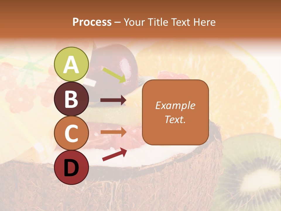 Vitamin Lunch Fruity PowerPoint Template