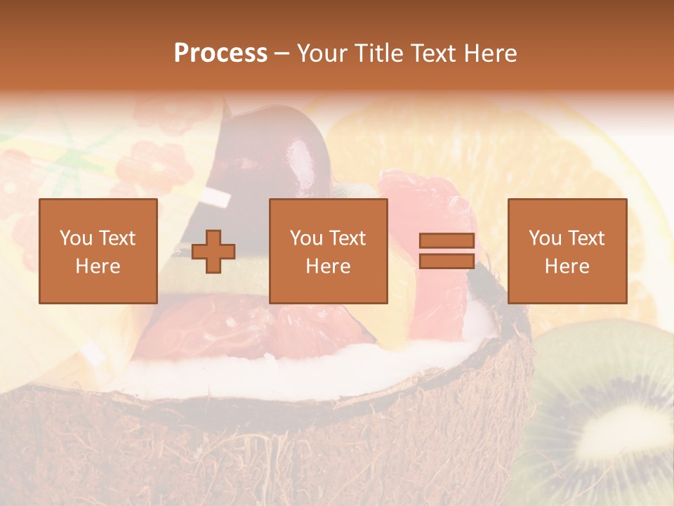Vitamin Lunch Fruity PowerPoint Template