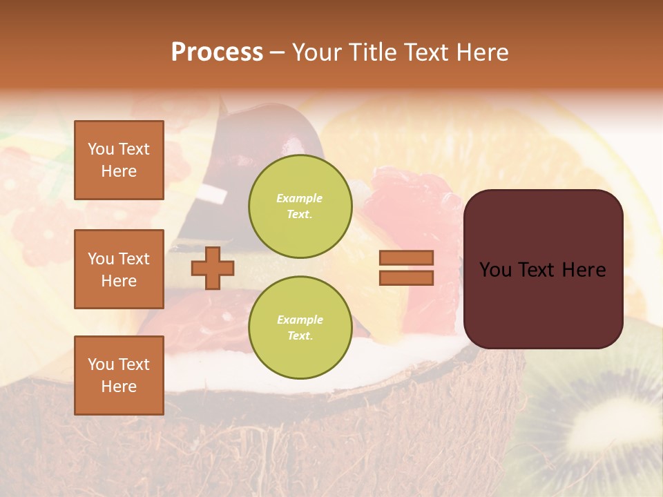 Vitamin Lunch Fruity PowerPoint Template