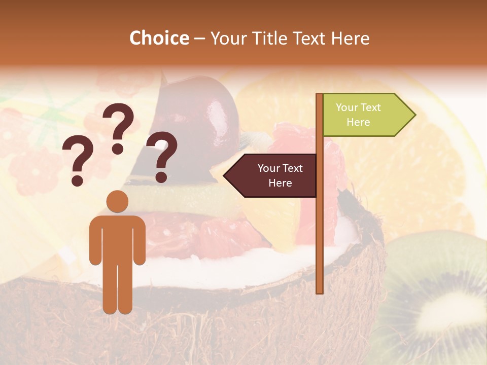 Vitamin Lunch Fruity PowerPoint Template