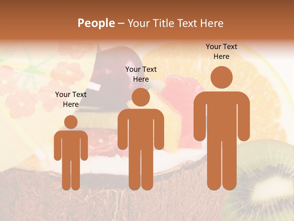 Vitamin Lunch Fruity PowerPoint Template