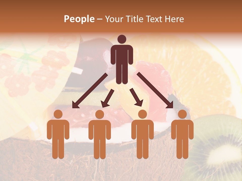 Vitamin Lunch Fruity PowerPoint Template