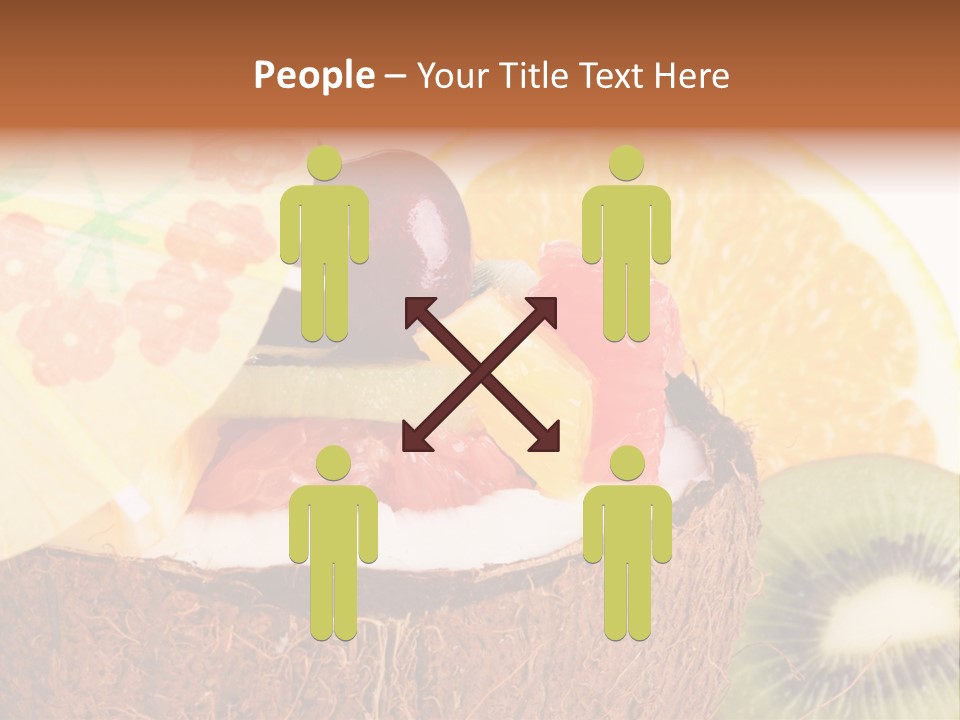 Vitamin Lunch Fruity PowerPoint Template