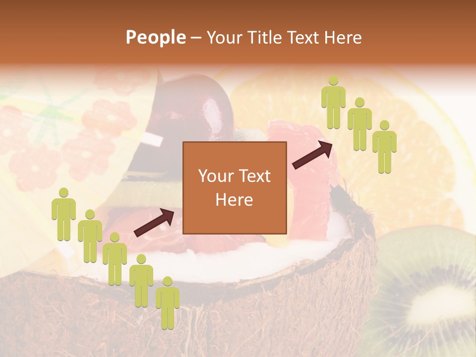 Vitamin Lunch Fruity PowerPoint Template