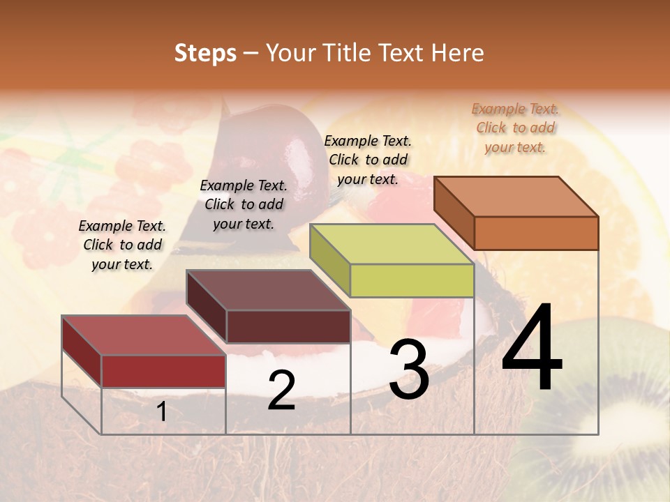 Vitamin Lunch Fruity PowerPoint Template