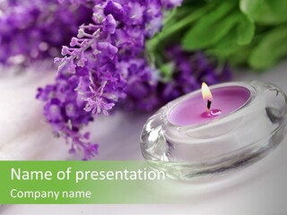 Purple Background Wallpaper Hd PowerPoint Template