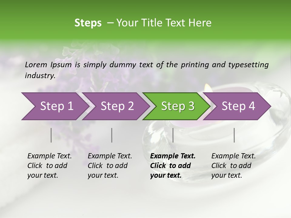 Purple Background Wallpaper Hd PowerPoint Template