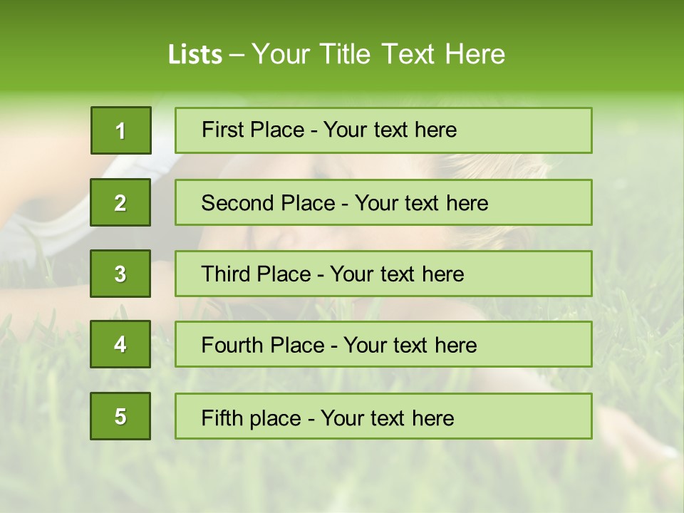 Nachhaltig Wohnen PowerPoint Template