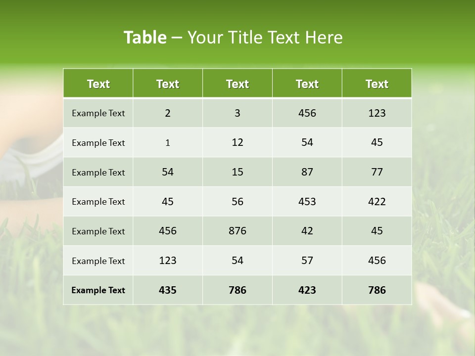 Nachhaltig Wohnen PowerPoint Template