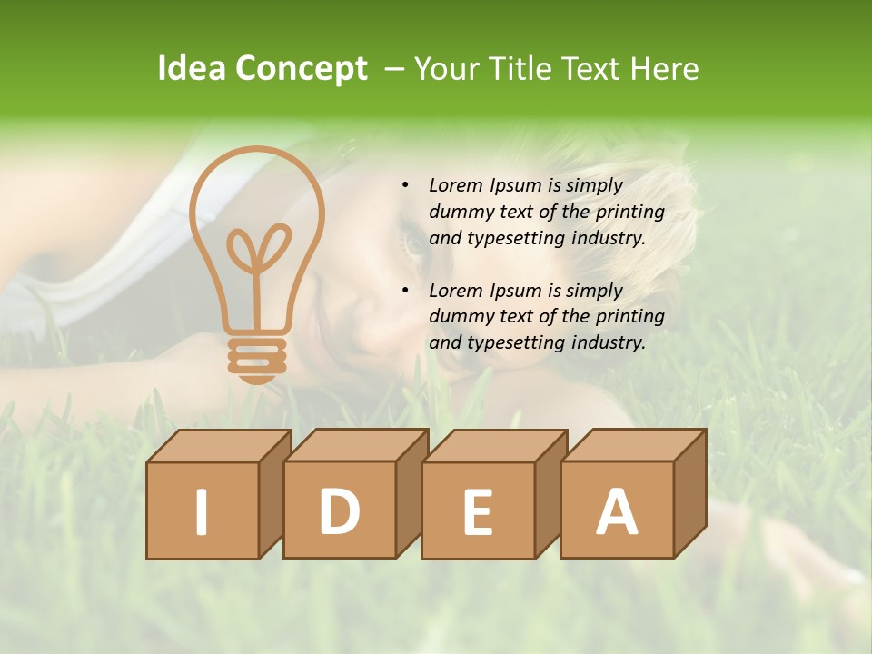 Nachhaltig Wohnen PowerPoint Template