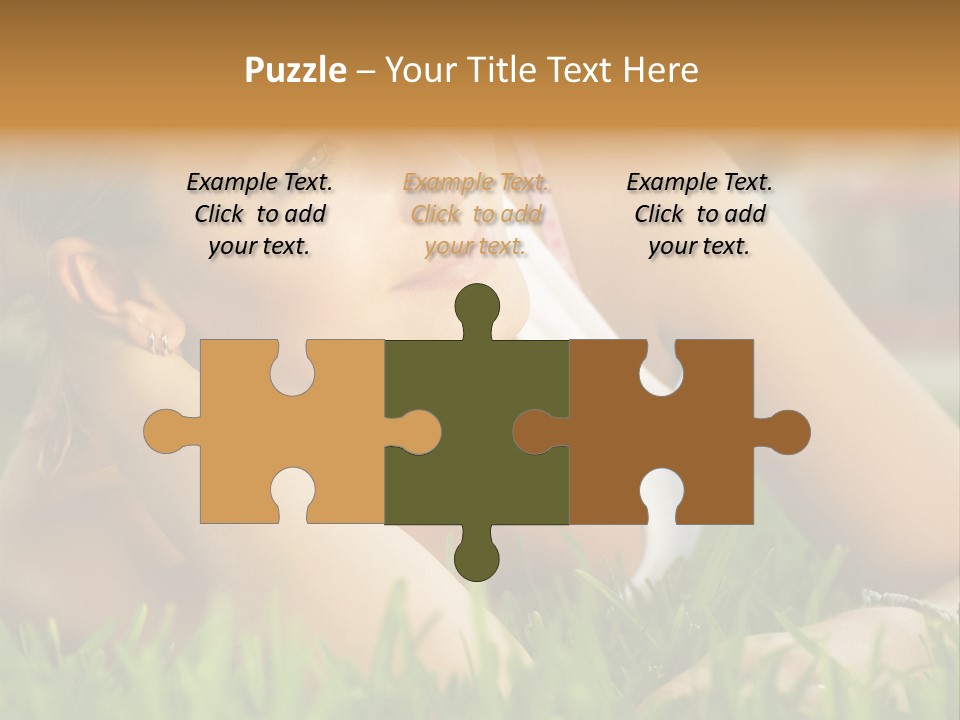 Meadow Person People PowerPoint Template