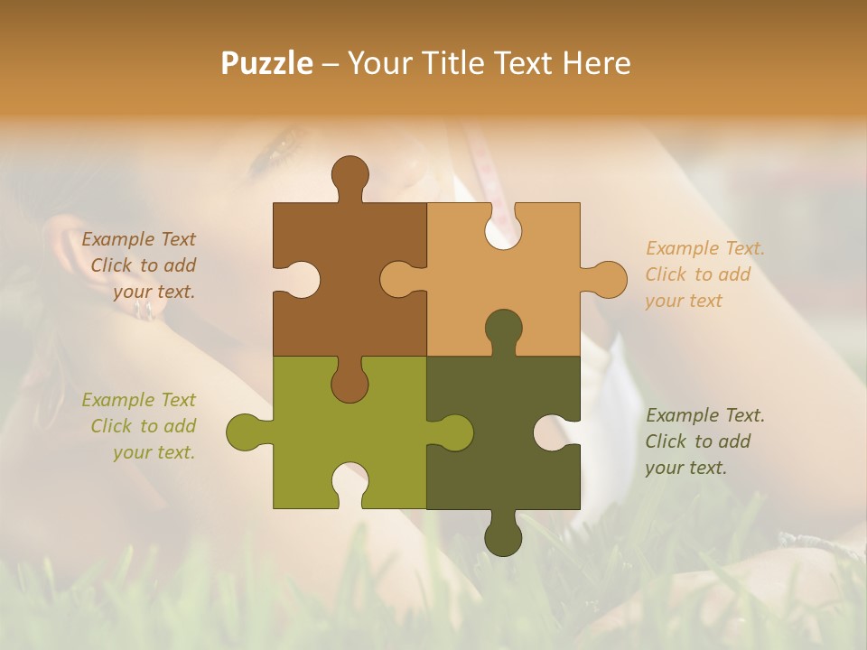 Meadow Person People PowerPoint Template
