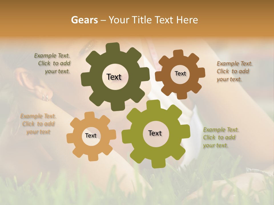 Meadow Person People PowerPoint Template