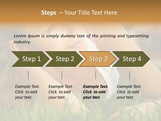 Meadow Person People PowerPoint Template