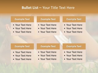 Meadow Person People PowerPoint Template