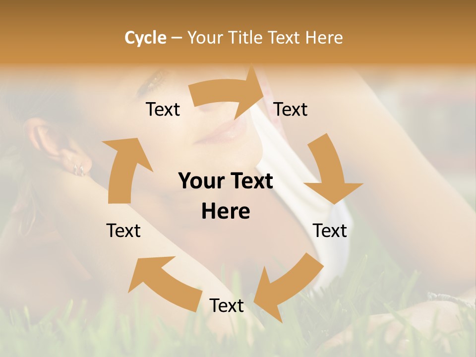 Meadow Person People PowerPoint Template