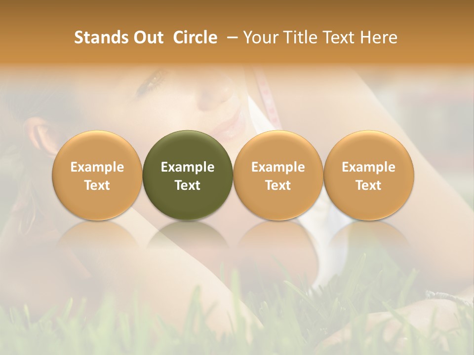 Meadow Person People PowerPoint Template