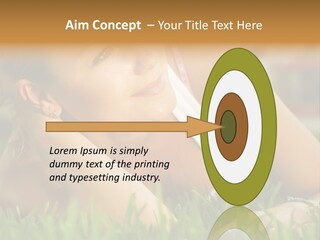 Meadow Person People PowerPoint Template