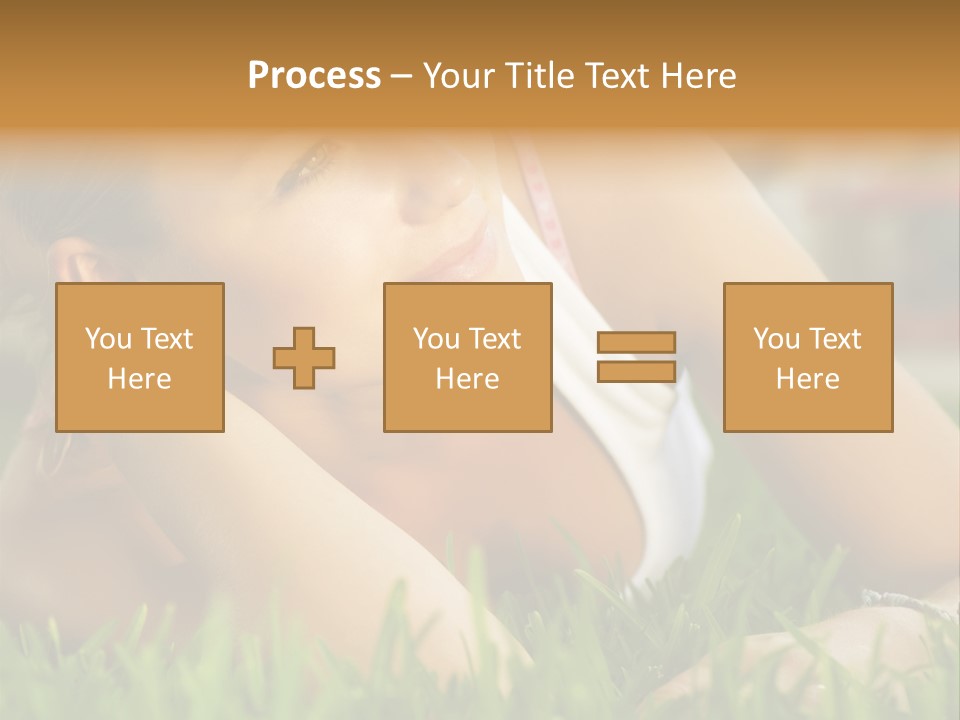 Meadow Person People PowerPoint Template