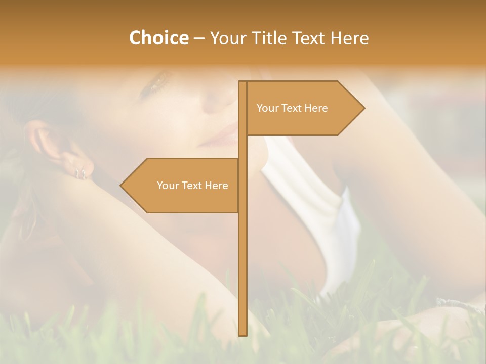 Meadow Person People PowerPoint Template