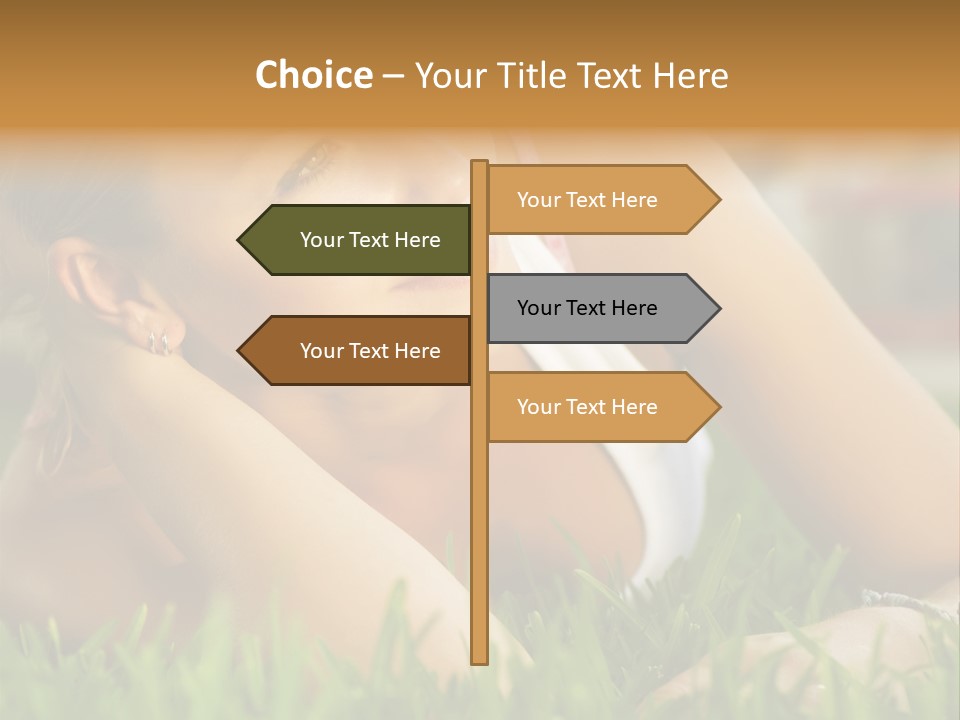Meadow Person People PowerPoint Template
