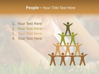 Meadow Person People PowerPoint Template