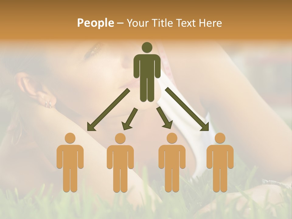 Meadow Person People PowerPoint Template
