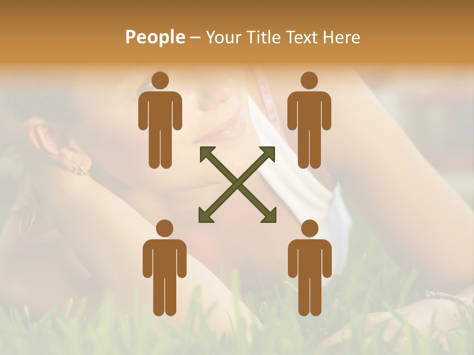 Meadow Person People PowerPoint Template