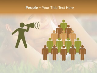 Meadow Person People PowerPoint Template