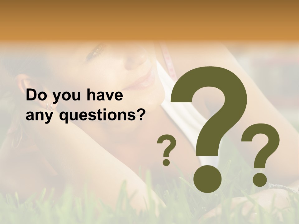 Meadow Person People PowerPoint Template