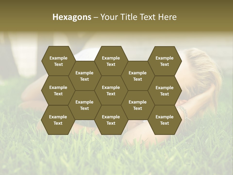 People Lawn Spring PowerPoint Template