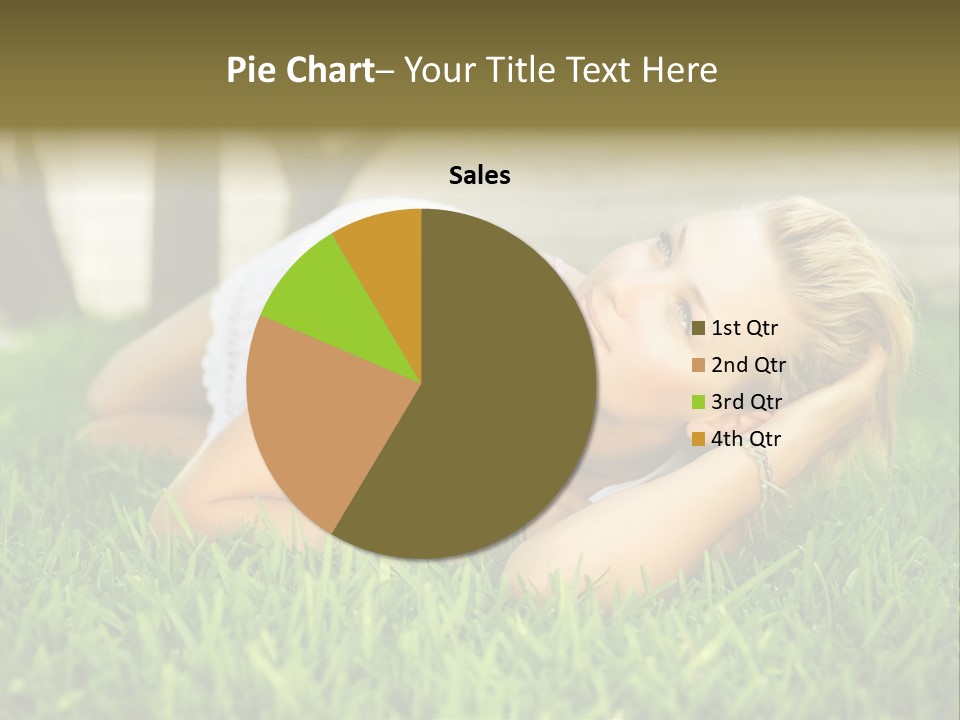 People Lawn Spring PowerPoint Template