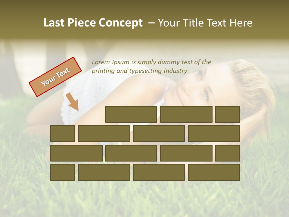People Lawn Spring PowerPoint Template