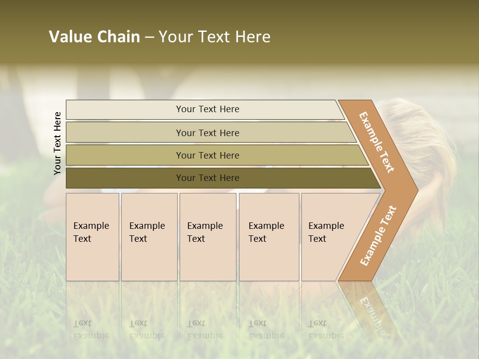 People Lawn Spring PowerPoint Template