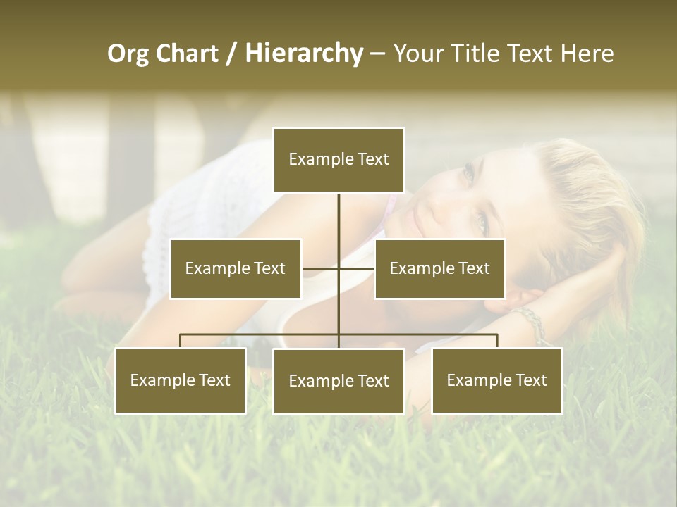 People Lawn Spring PowerPoint Template
