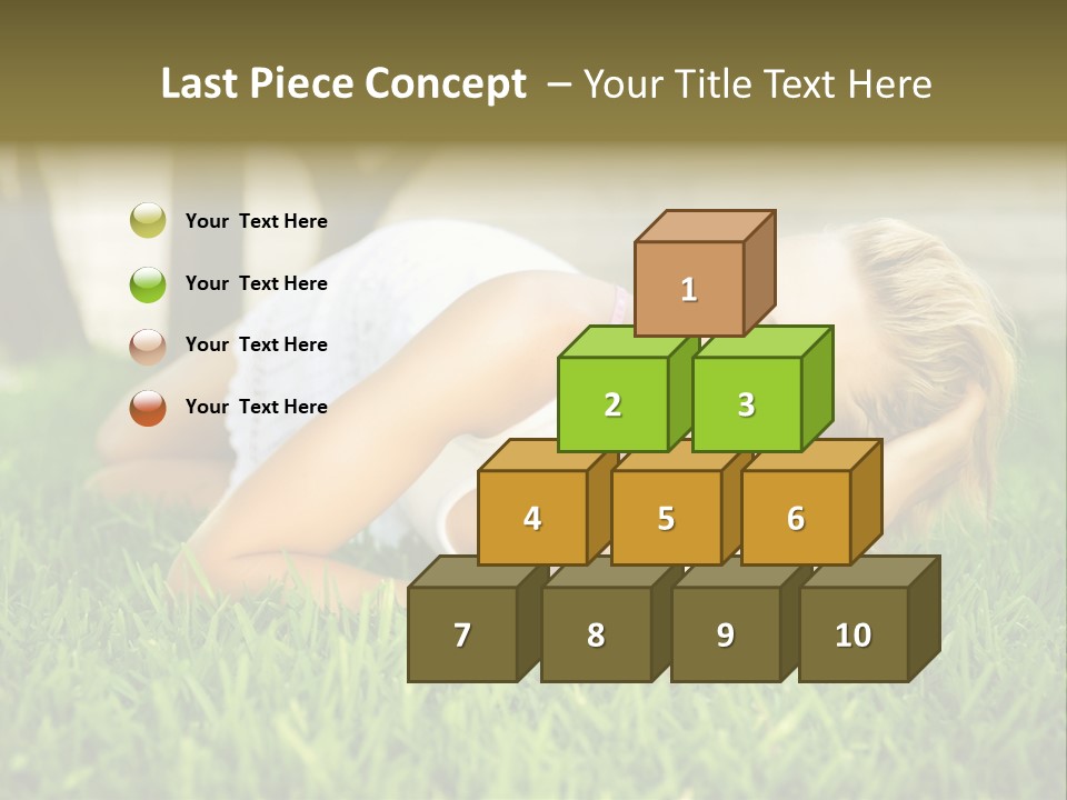 People Lawn Spring PowerPoint Template