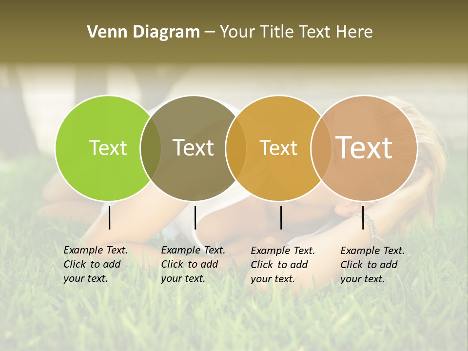 People Lawn Spring PowerPoint Template