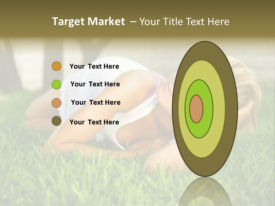 People Lawn Spring PowerPoint Template