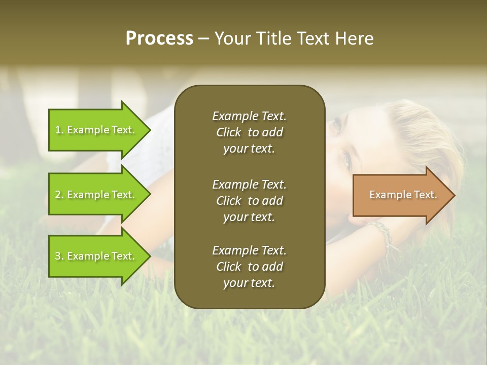 People Lawn Spring PowerPoint Template