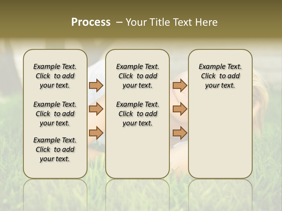 People Lawn Spring PowerPoint Template