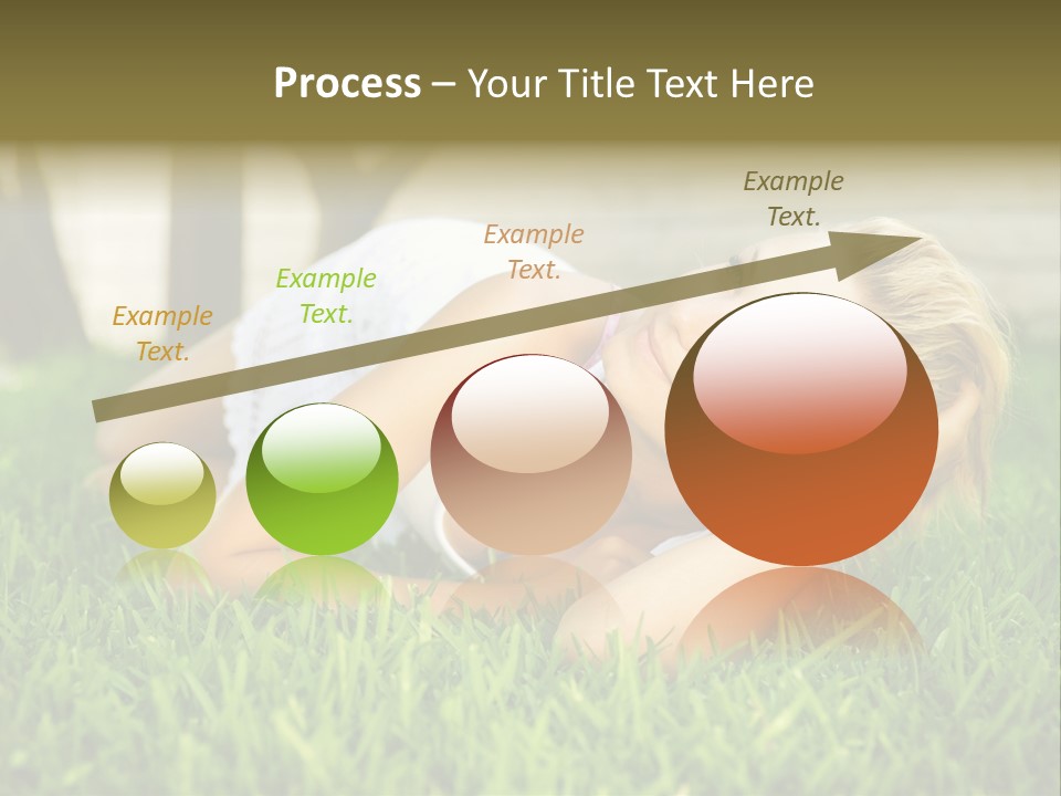 People Lawn Spring PowerPoint Template
