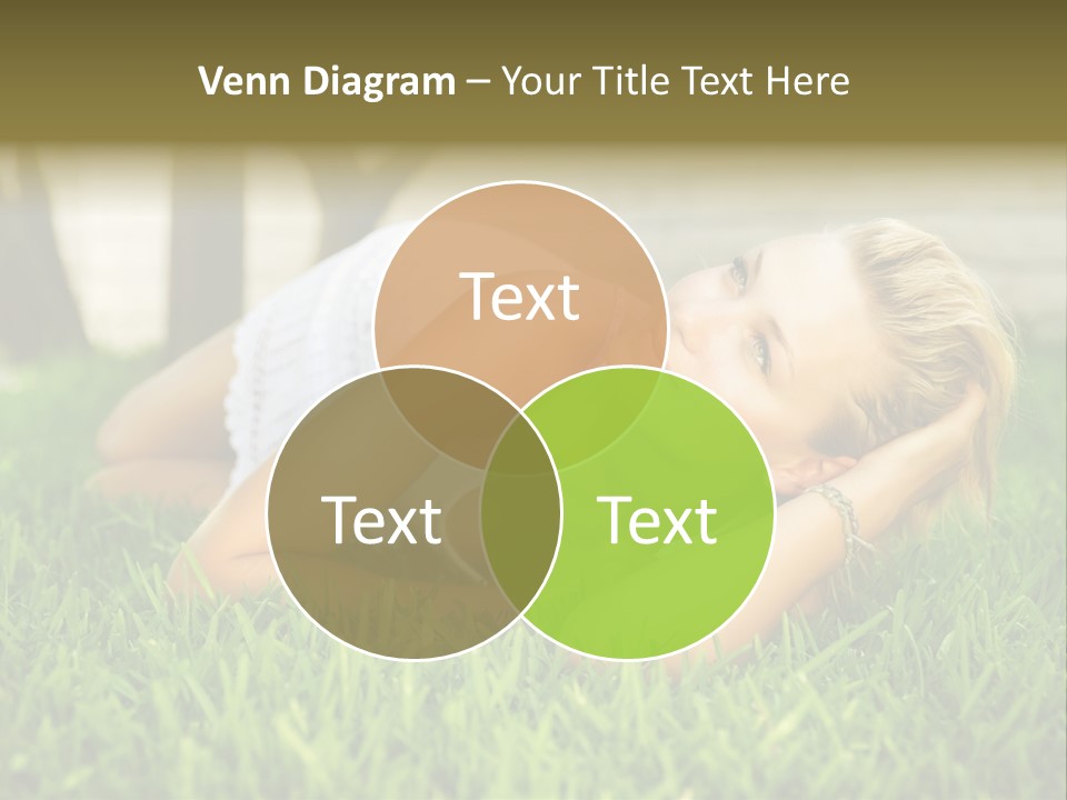 People Lawn Spring PowerPoint Template