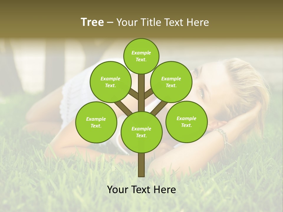 People Lawn Spring PowerPoint Template