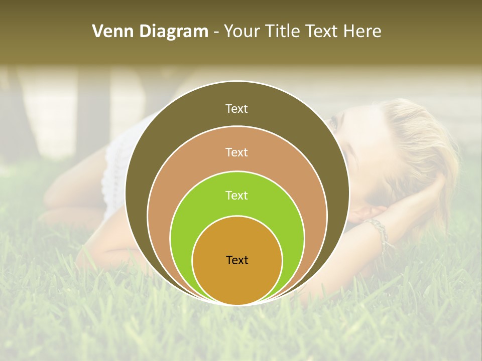People Lawn Spring PowerPoint Template