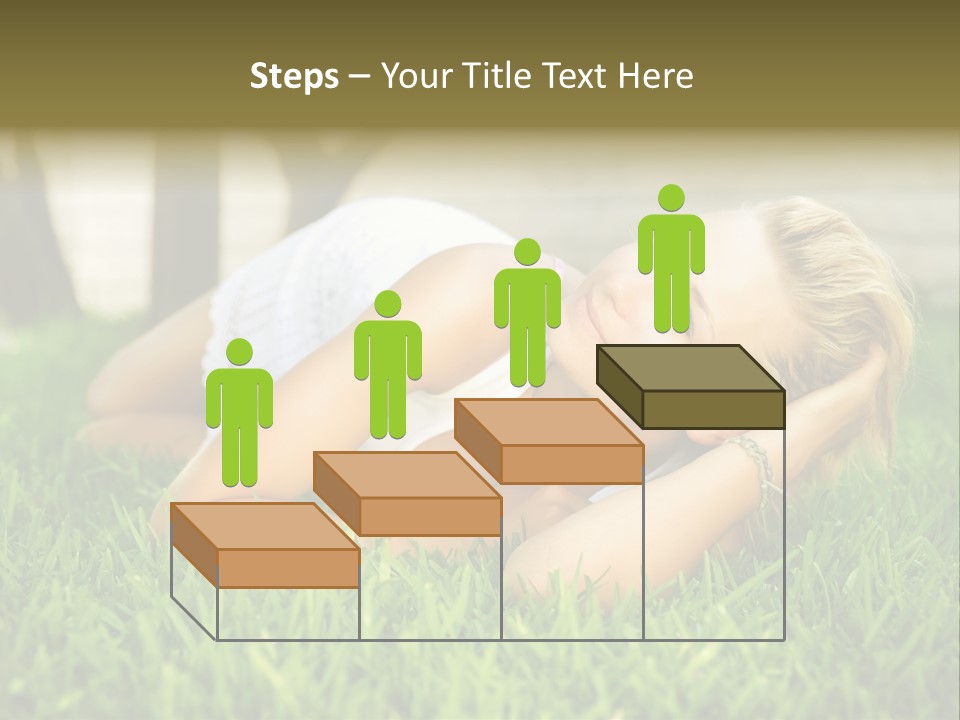 People Lawn Spring PowerPoint Template