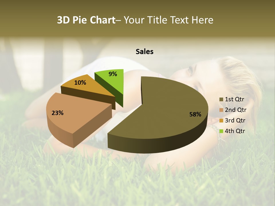 People Lawn Spring PowerPoint Template