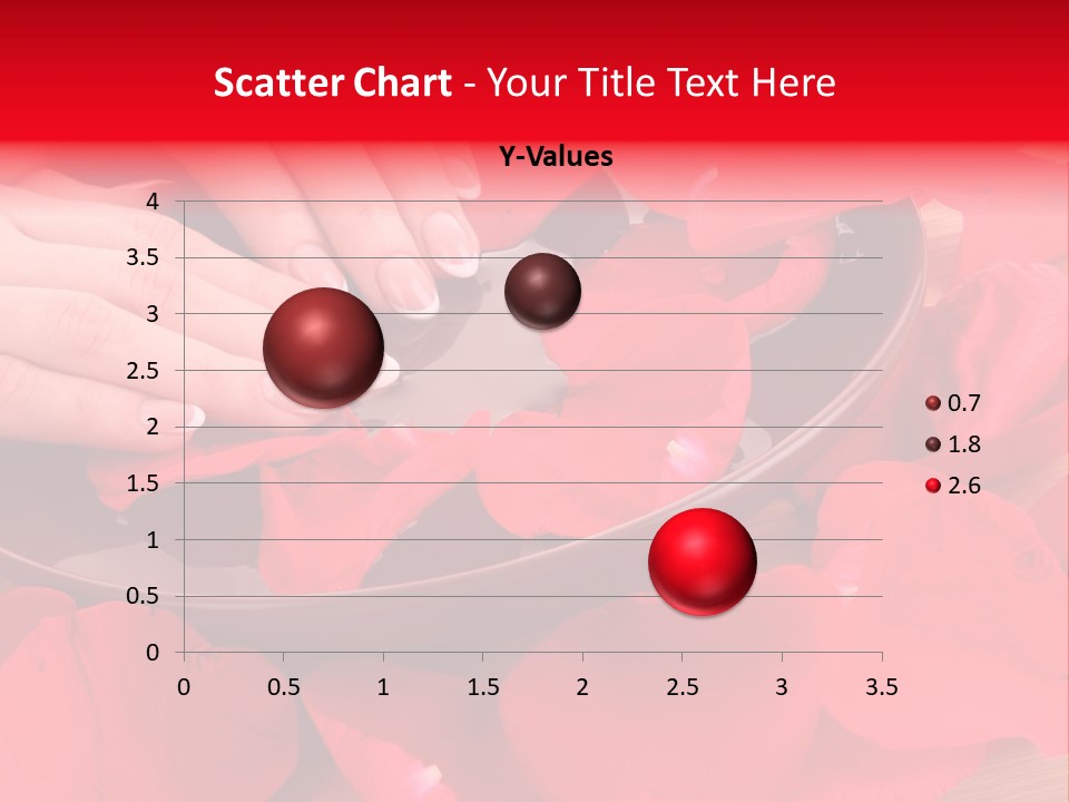 Rose Petals In Water PowerPoint Template