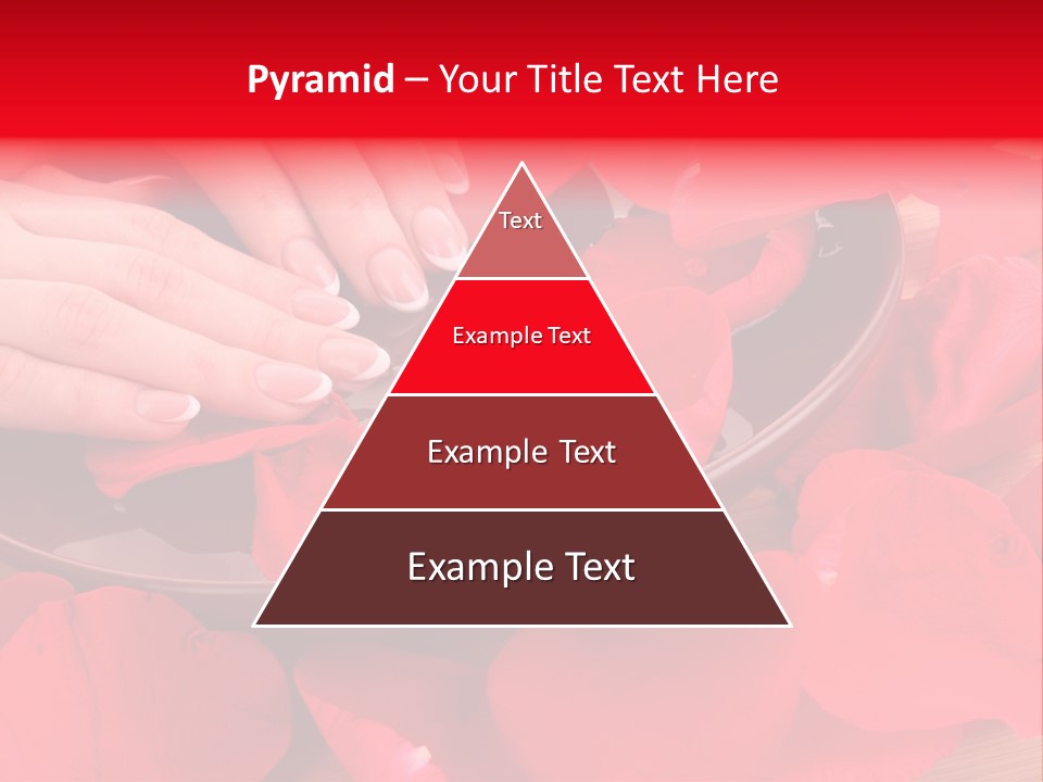 Rose Petals In Water PowerPoint Template