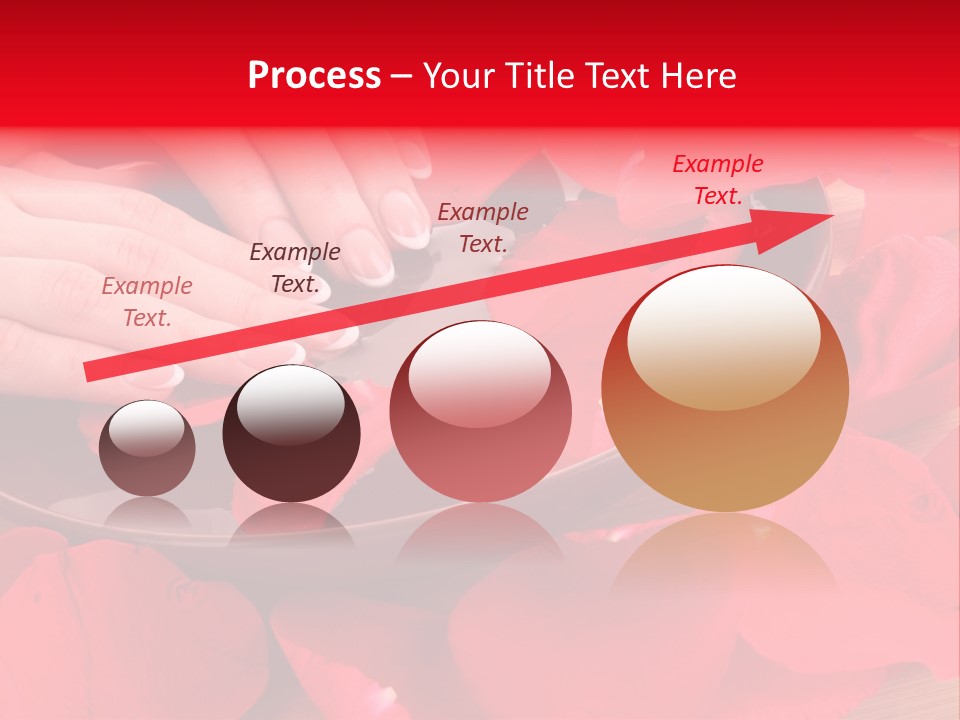 Rose Petals In Water PowerPoint Template